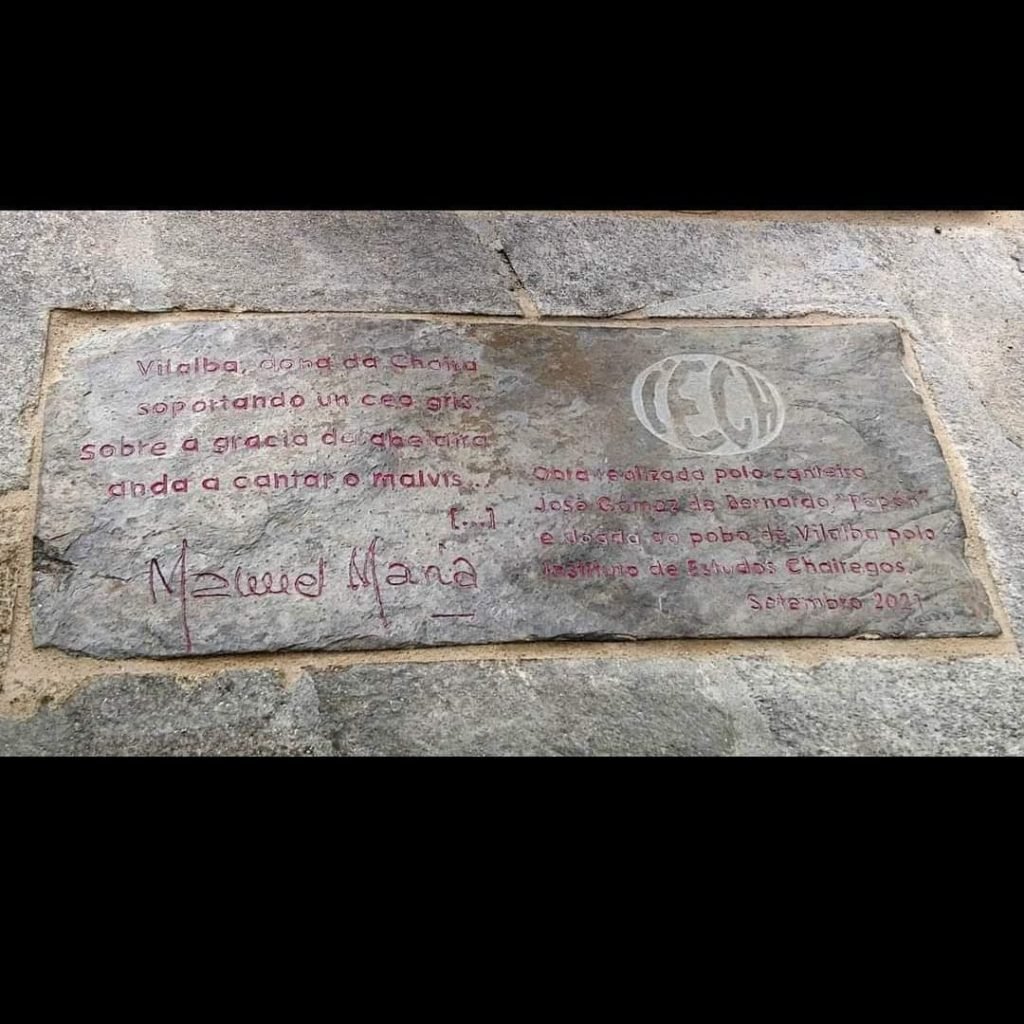 Placa identificativa Manuel María